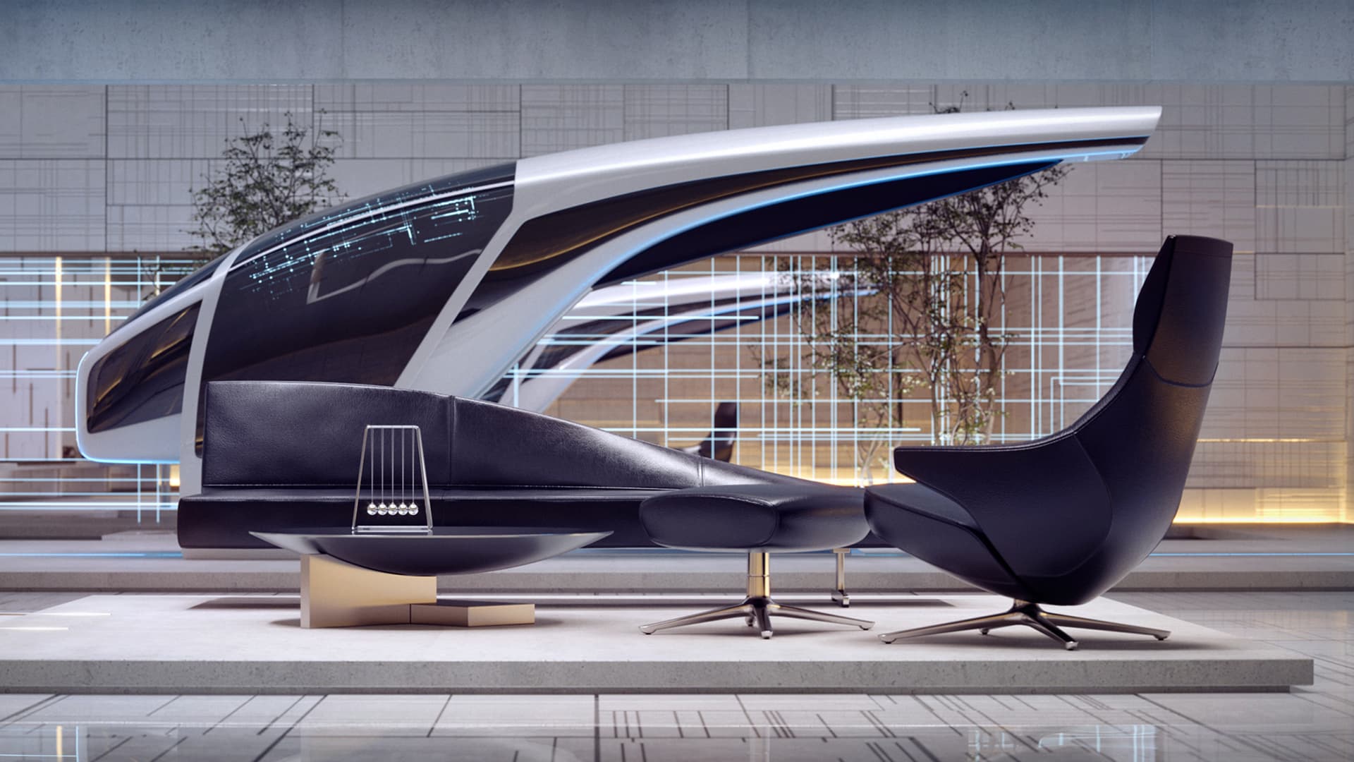 Interior environment designed with psychological precision